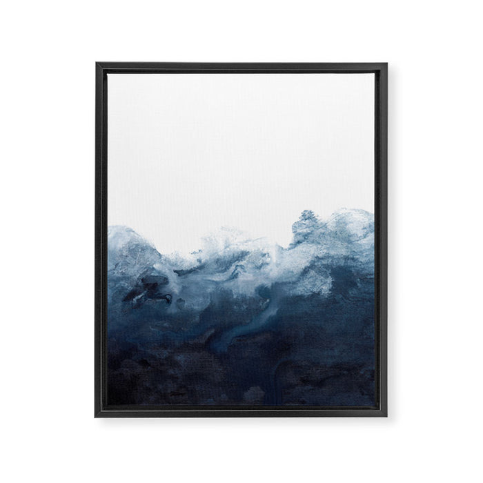 Indigo Depths No. 2 Framed Canvas Print Gallery Image 1
