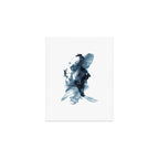 Indigo Depths No. 4 Art Print Gallery Image 1