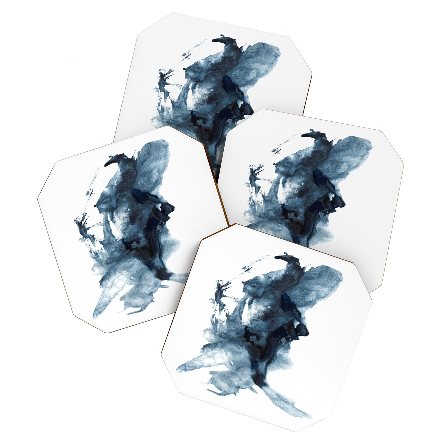 Indigo Depths No. 4 Coaster Gallery Image 1