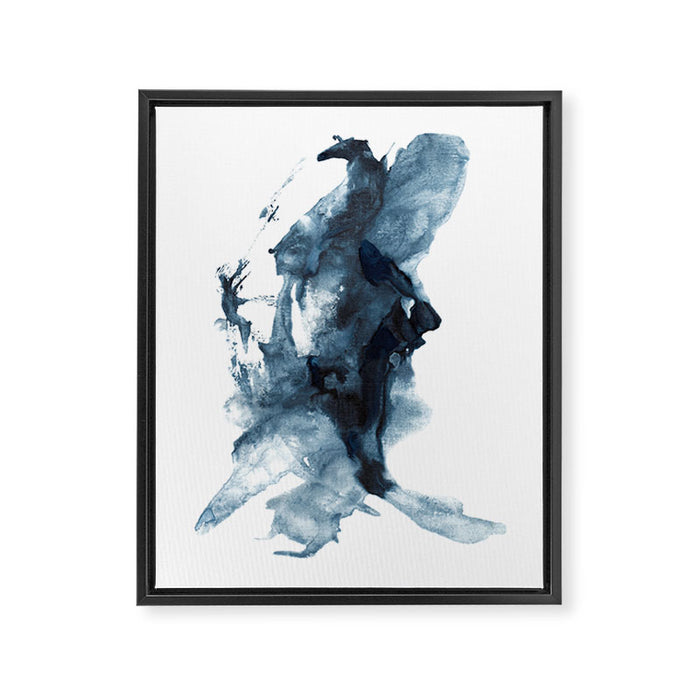Indigo Depths No. 4 Framed Canvas Print Gallery Image 1