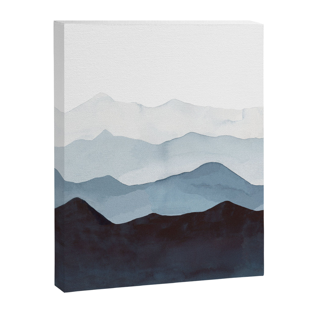 Indigo Mountains Landscape Canvas Print Gallery Image 6