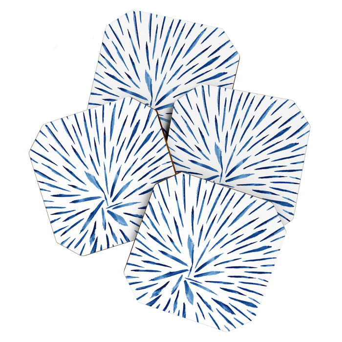 Indigo Sparks | Watercolor Pattern Coaster Gallery Image 1