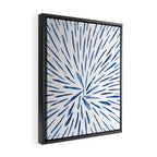 Indigo Sparks | Watercolor Pattern Framed Canvas Print Gallery Image 2
