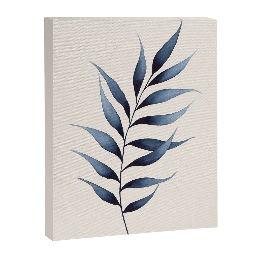 Minimalist Palm Leaf in Watercolour Canvas Print Gallery Image 6