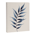 Minimalist Palm Leaf in Watercolour Canvas Print Gallery Image 6