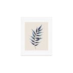 Minimalist Palm Leaf in Watercolour Art Print Gallery Image 1
