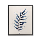 Minimalist Palm Leaf in Watercolour Framed Canvas Print Gallery Image 6