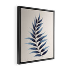 Modern Watercolour Palm Leaf Framed Canvas Print Gallery Image 2