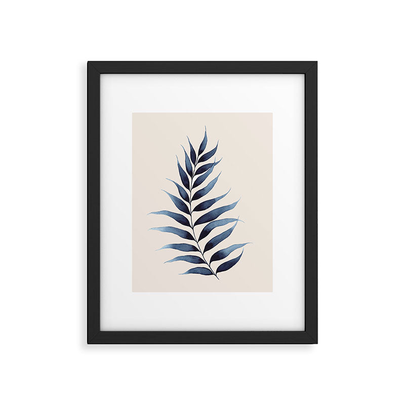 Modern Watercolour Palm Leaf Framed Art Print Gallery Image 5