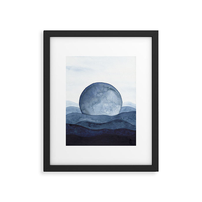 Moon Landscape Framed Art Print Gallery Image 1