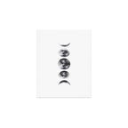 Moon phases watercolor painting Art Print Gallery Image 1