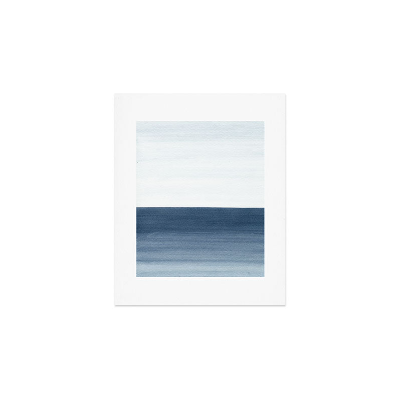 Ocean Watercolor Painting No.1 Art Print Gallery Image 1