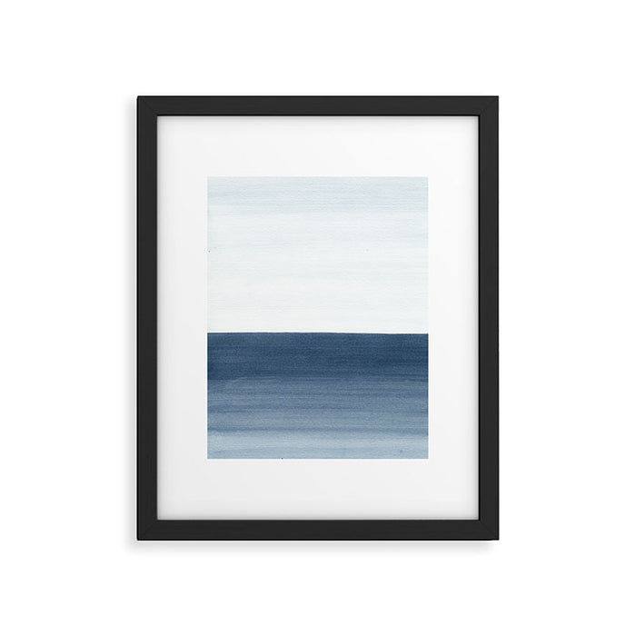 Ocean Watercolor Painting No.1 Framed Art Print Gallery Image 1