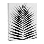 Palm Leaf Watercolor | Black and White Canvas Print Gallery Image 6