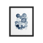 Pebbles Watercolor Abstract Framed Art Print Gallery Image 5