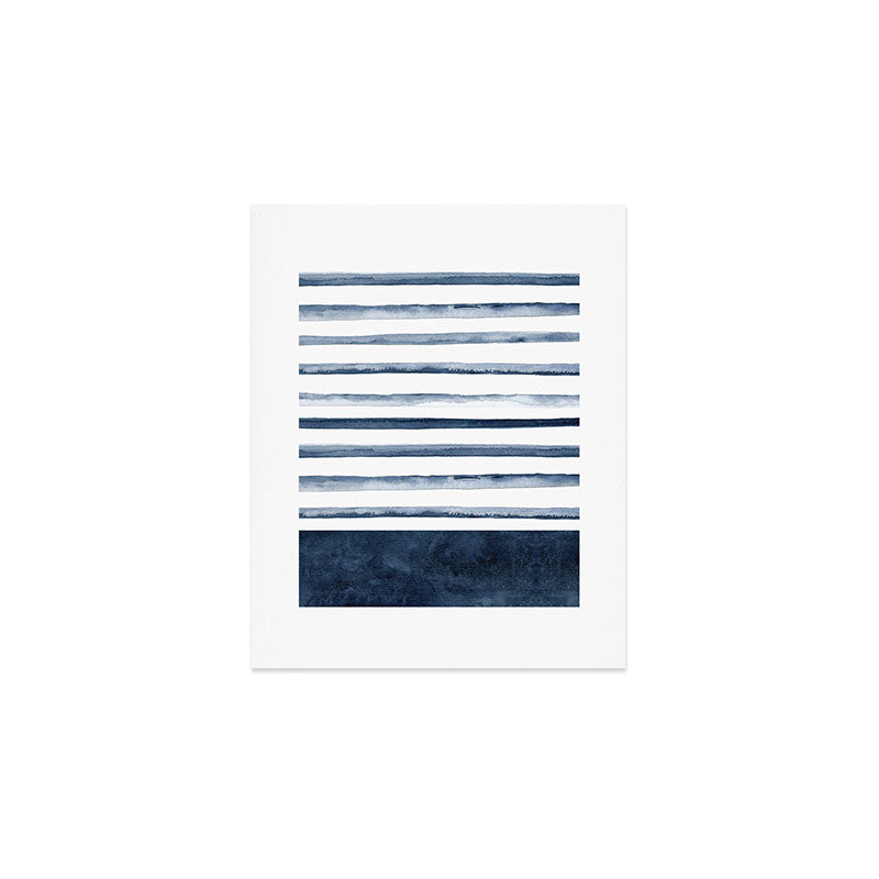 Stripes | Watercolor Pattern Art Print Gallery Image 1