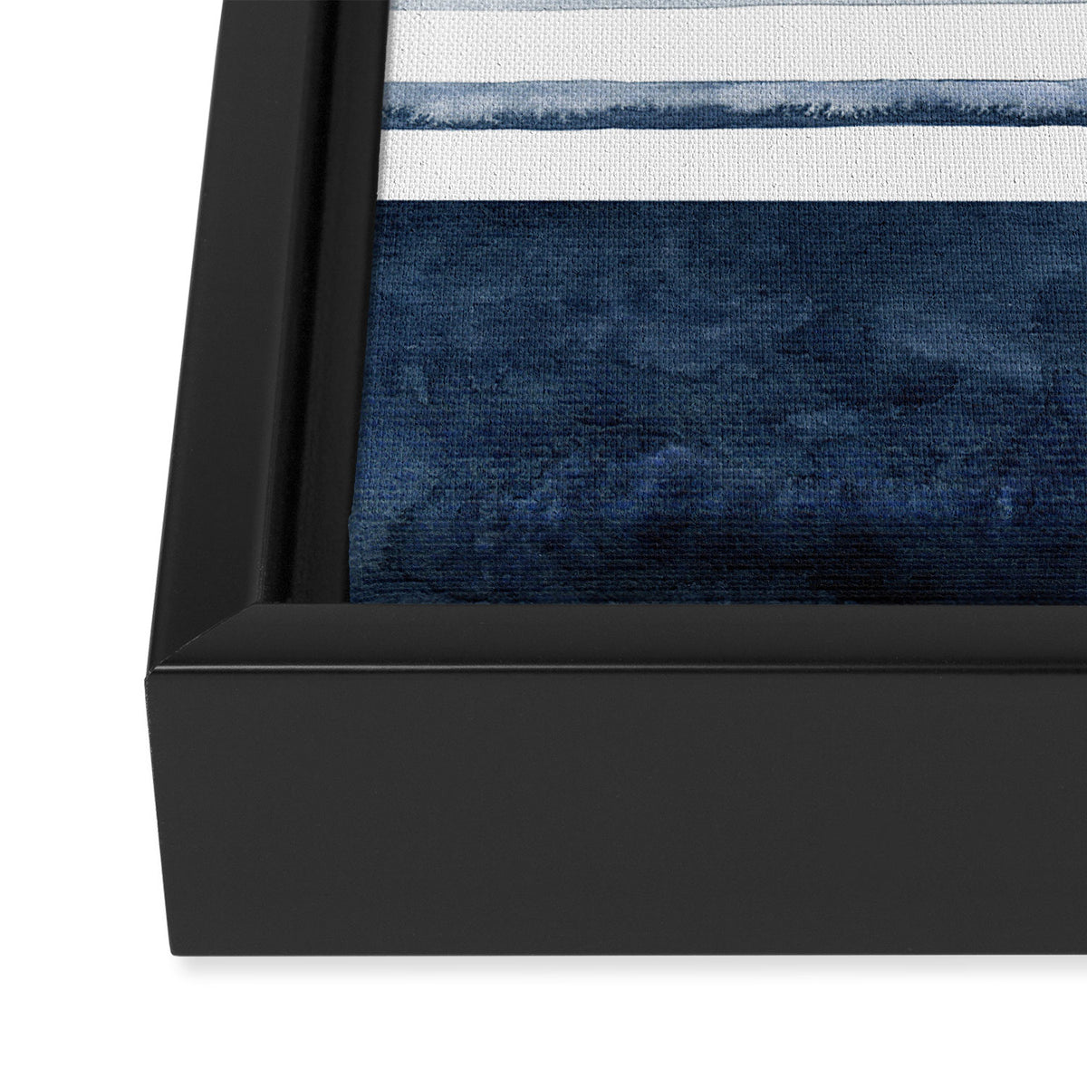 Stripes | Watercolor Pattern Framed Canvas Print Gallery Image 3