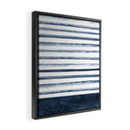 Stripes | Watercolor Pattern Framed Canvas Print Gallery Image 2