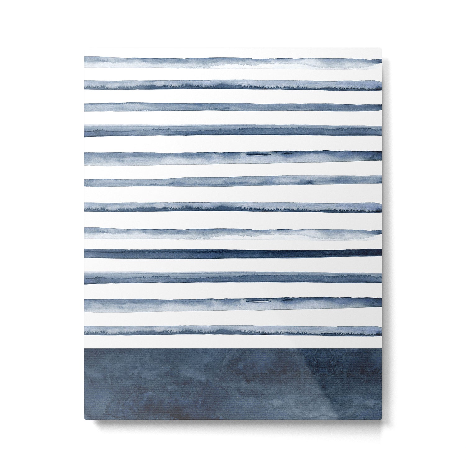 Stripes | Watercolor Pattern Metal Print Gallery Image 6