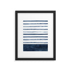 Stripes | Watercolor Pattern Framed Art Print Gallery Image 4