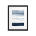 Stripes | Watercolor Pattern Framed Art Print Gallery Image 6