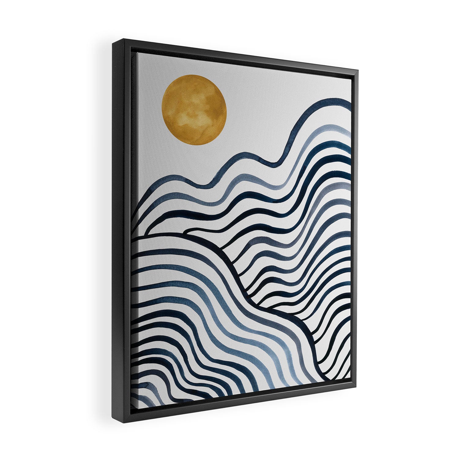 Sun Over Moon Framed Canvas Print Gallery Image 2