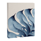 Watercolour Blue Monstera Canvas Print Gallery Image 6