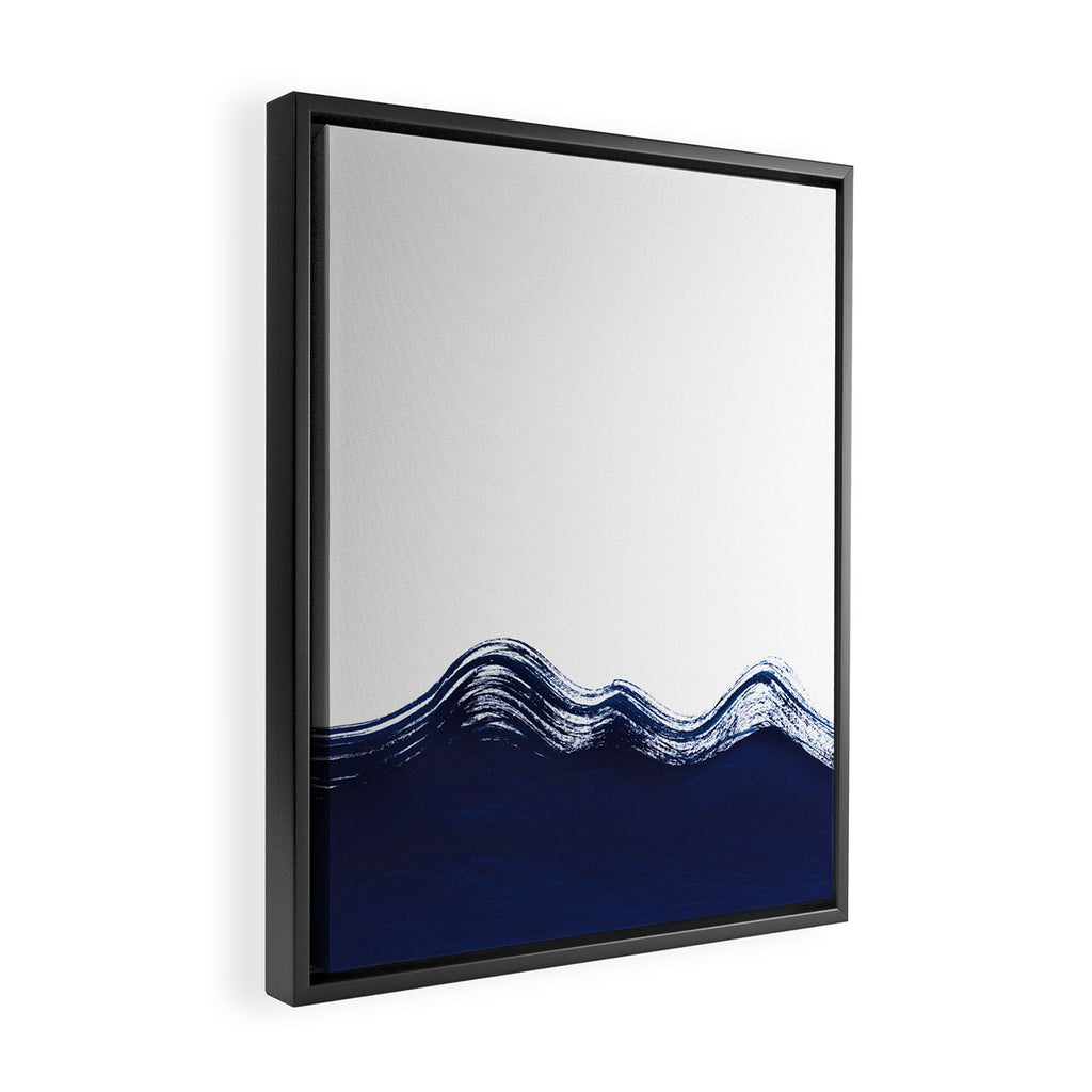 Waves of the Ocean Framed Canvas Print Gallery Image 2
