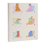 Beach Chair Dogs Canvas Print Gallery Image 6