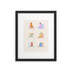 Beach Chair Dogs Framed Art Print Gallery Image 5