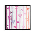 Bow Stripes Framed Canvas Print Gallery Image 3