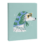 Chic Afghan Hound Dog Illustration Canvas Print Gallery Image 6