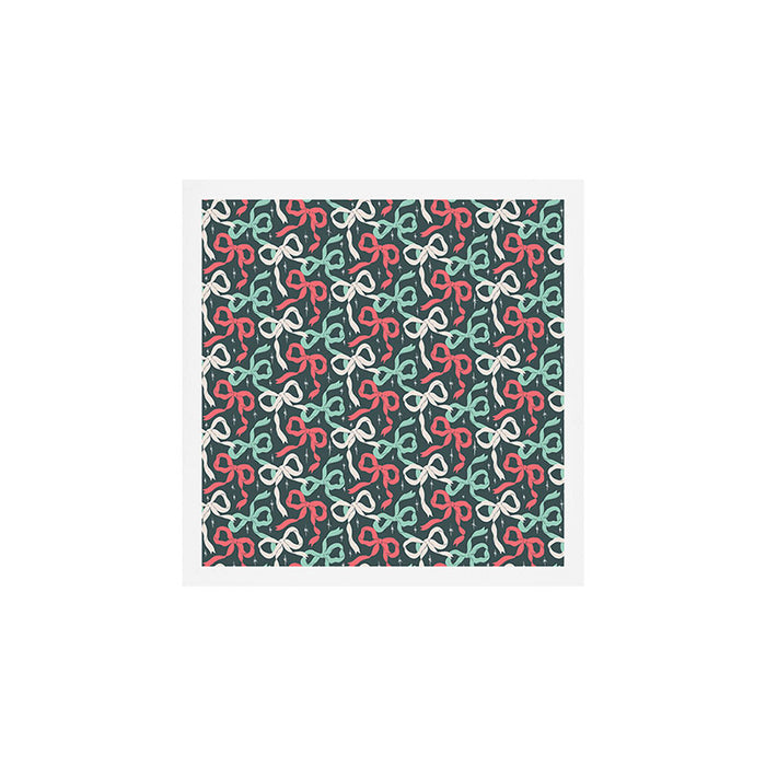 Christmas Ribbon Bows Art Print Gallery Image 1