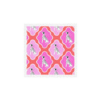 Dalmatians in Pink and Red Art Print Gallery Image 1