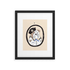 English Bulldog Sailor Illustration Framed Art Print Gallery Image 5