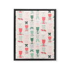 Holiday Bow Cocktails Framed Canvas Print Gallery Image 8