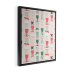 Holiday Bow Cocktails Framed Canvas Print Gallery Image 2
