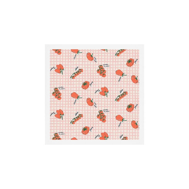 Italian Tomatoes on Gingham Art Print Gallery Image 1
