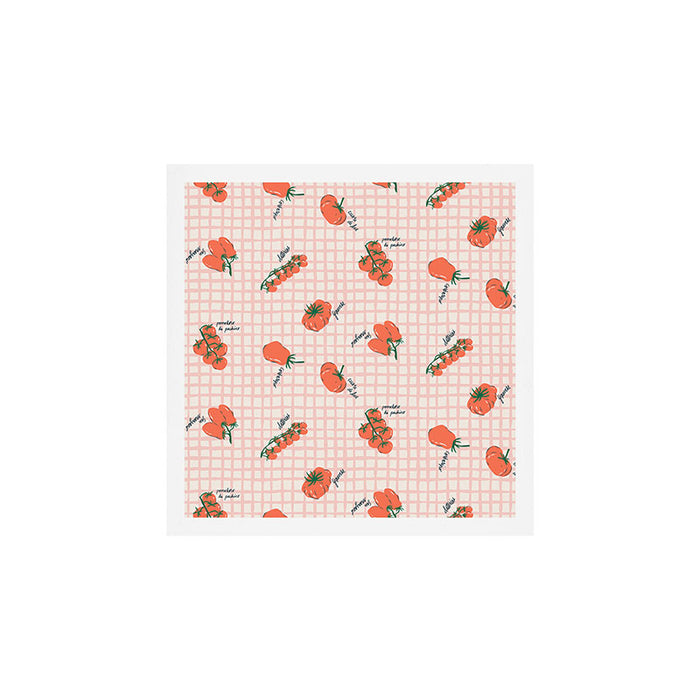 Italian Tomatoes on Gingham Art Print Gallery Image 1