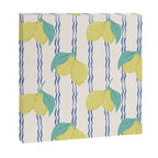 Lemons with Wavy Stripe Canvas Print Gallery Image 3