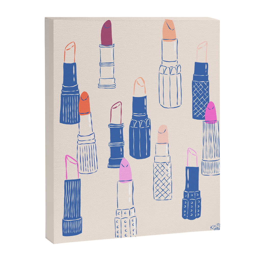 Lipstick Tubes Illustration Canvas Print Gallery Image 8