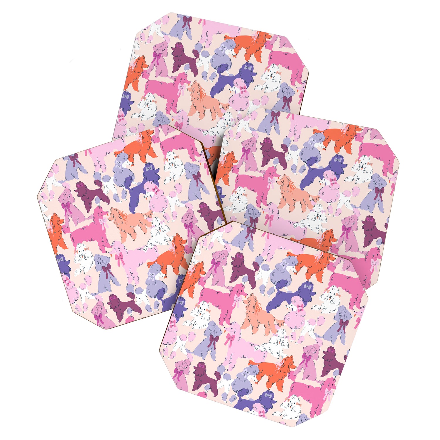 Oodles of Poodles Coaster Gallery Image 1