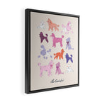 Oodles of Poodles Framed Canvas Print Gallery Image 2