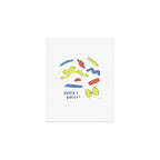Pasta in Primary Colors  Art Print Gallery Image 1
