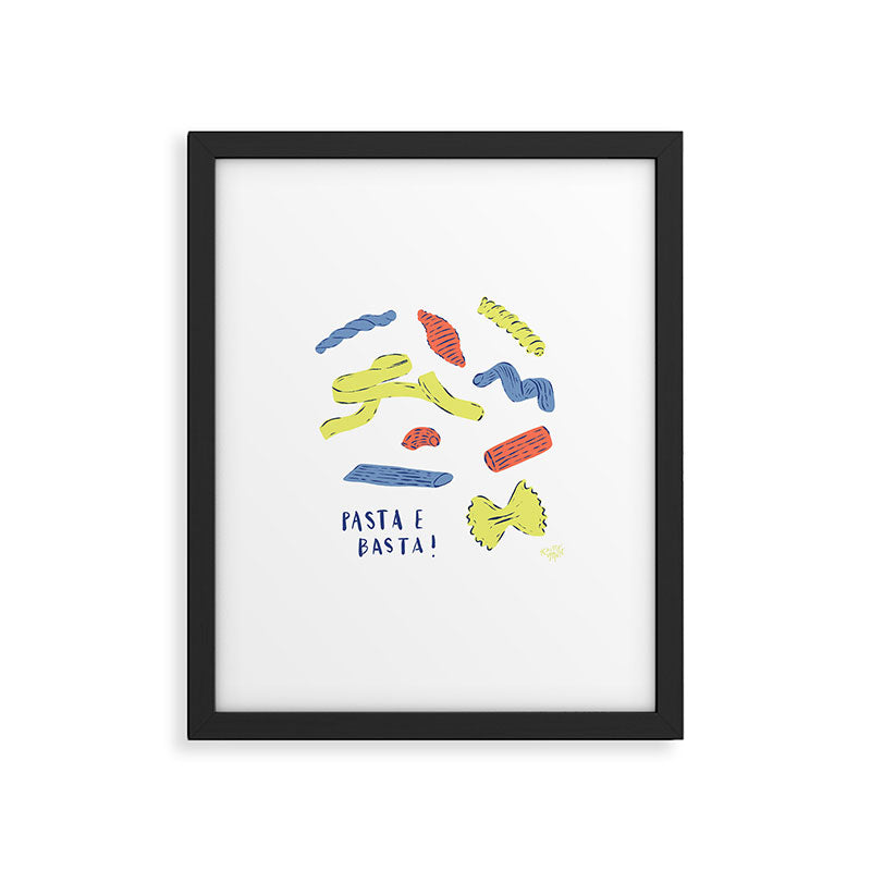Pasta in Primary Colors  Framed Art Print Gallery Image 5