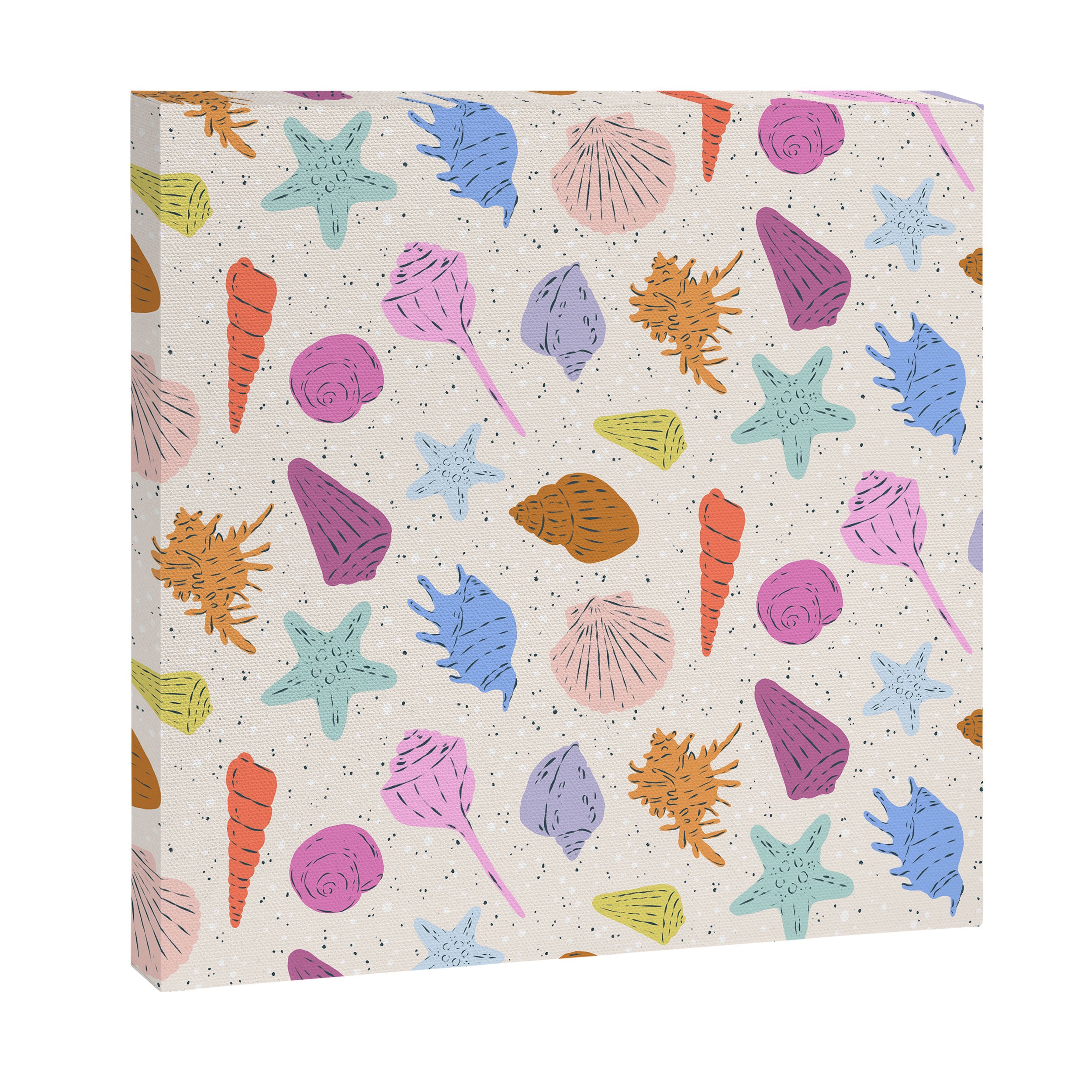 Rainbow Seashells Canvas Print Gallery Image 3