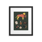 Vintage Camping Labrador Dog  Framed Art Print Gallery Image 6