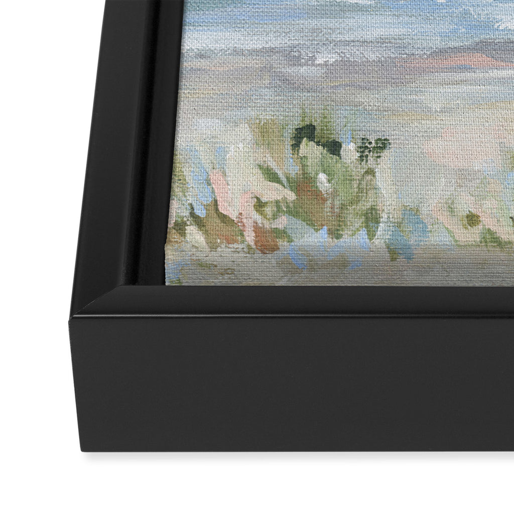 Coastal Dunes - Abstract Seascape Framed Canvas Print Gallery Image 3