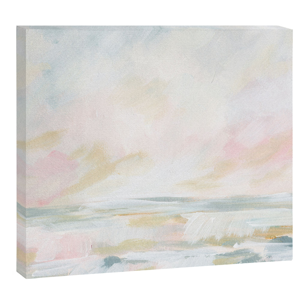Golden Hour - Pastel Seascape Canvas Print Gallery Image 3
