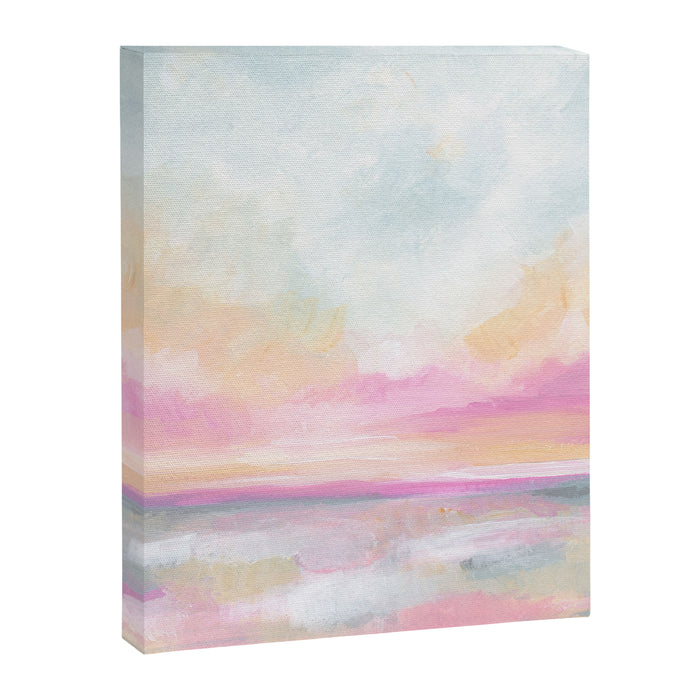Peace, Love & Joy - Tropical Ocean Seascape Canvas Print Gallery Image 1